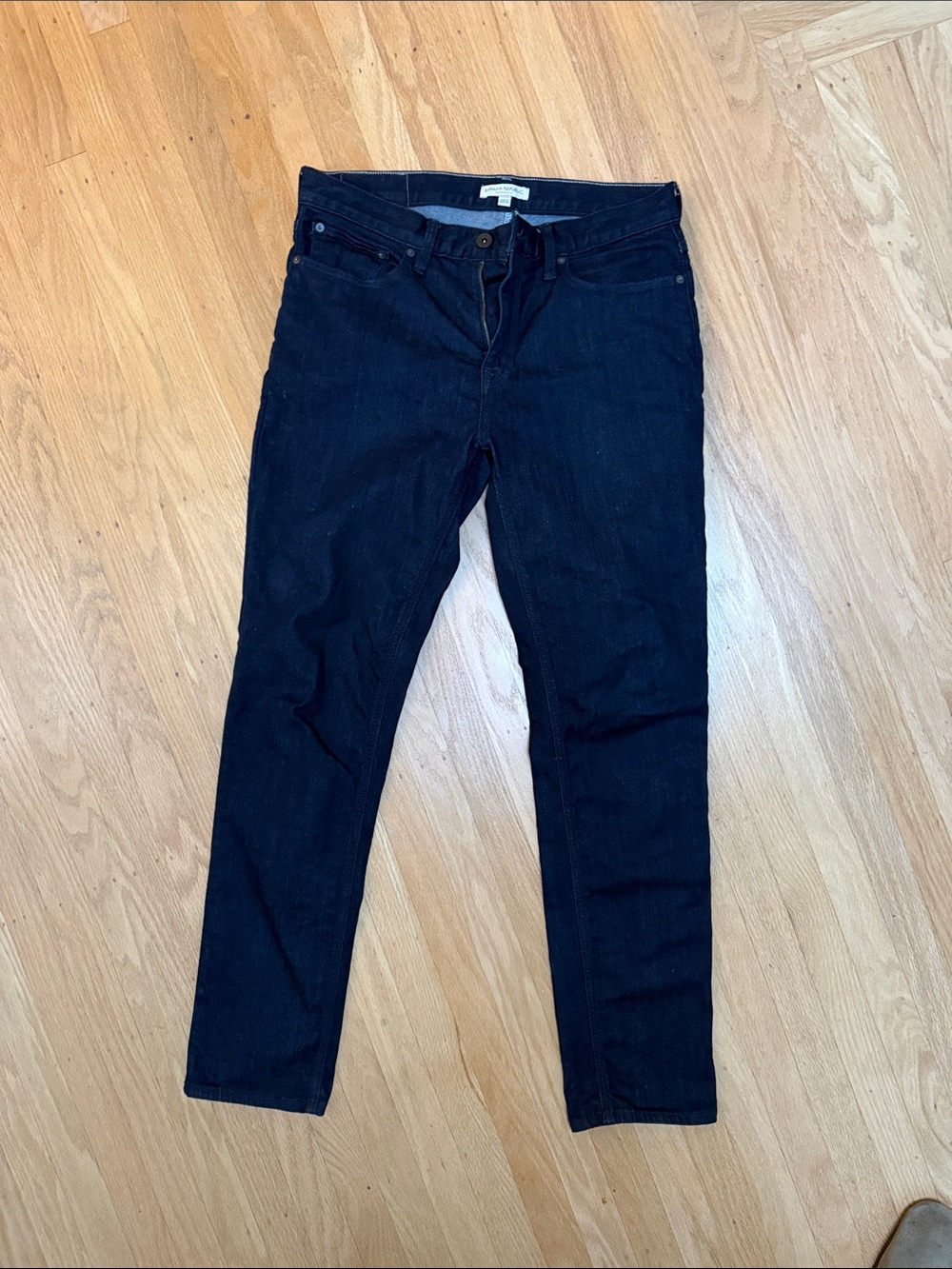 Banana Republic Men's Navy Slim Straight Jeans